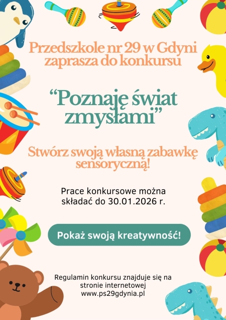 Konkurs na zabawkę sensoryczną