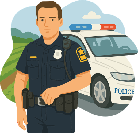 Wizyta Policji